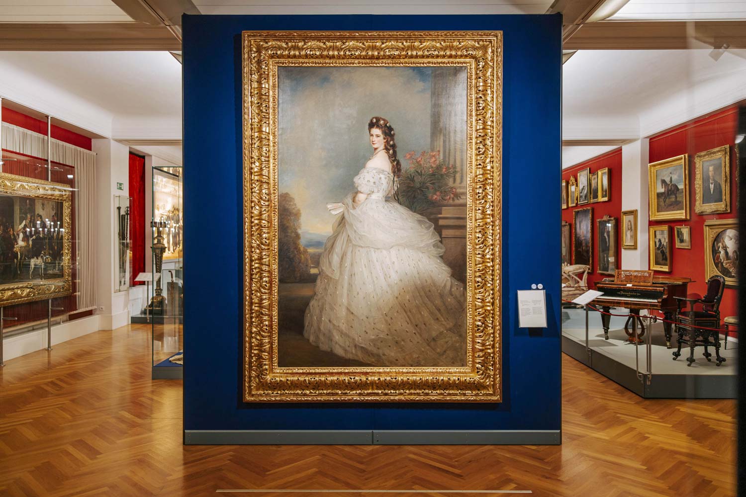 A replica of the portrait painted by Winterhalter