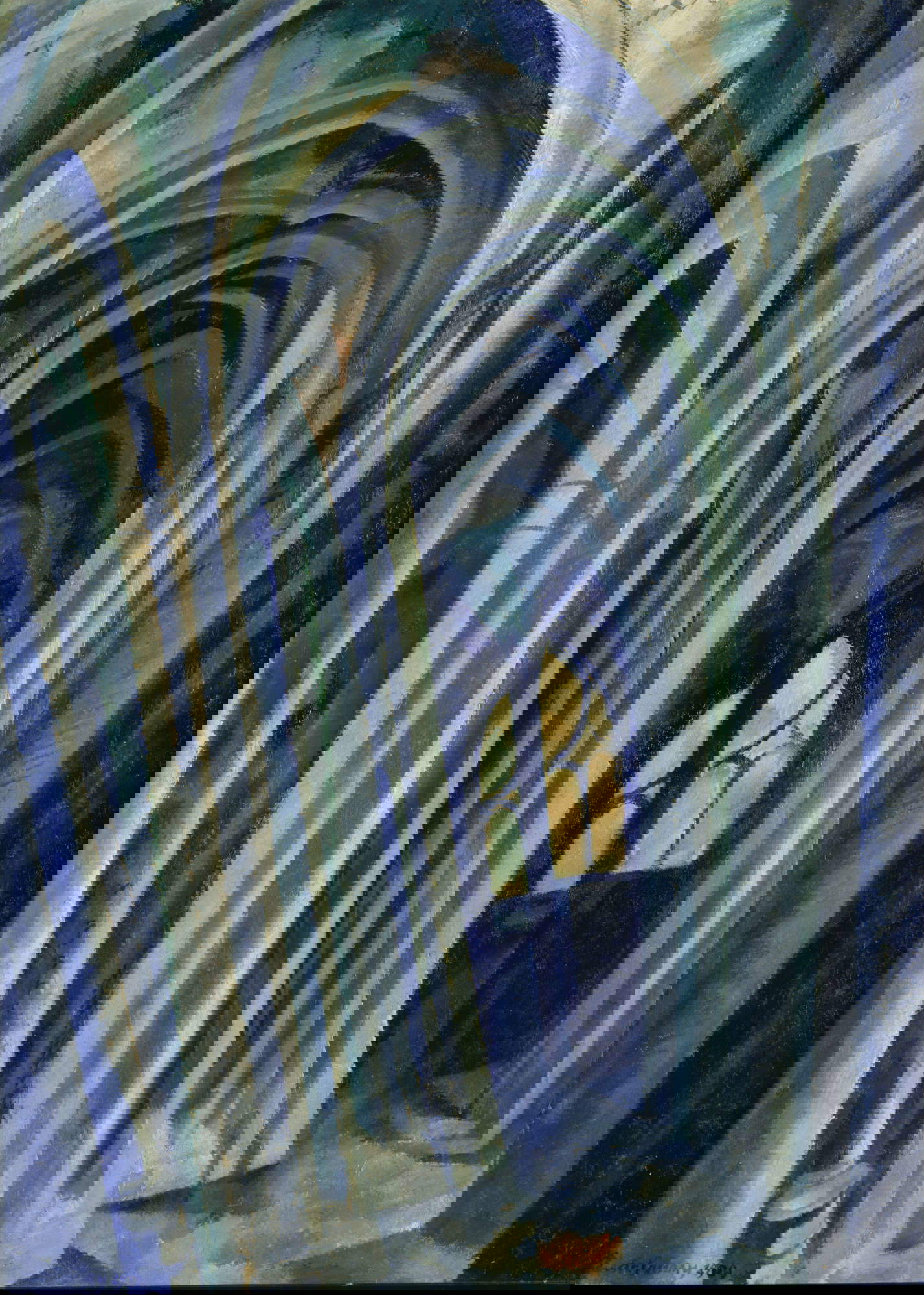 Robert Delaunay, Saint-Séverin (1909; oil on canvas, 96.5 x 70.5 cm; Philadelphia, Philadelphia Museum of Art) Robert Delaunay, Saint-Séverin (1909; oil on canvas, 96.5 x 70.5 cm; Philadelphia, Philadelphia Museum of Art)