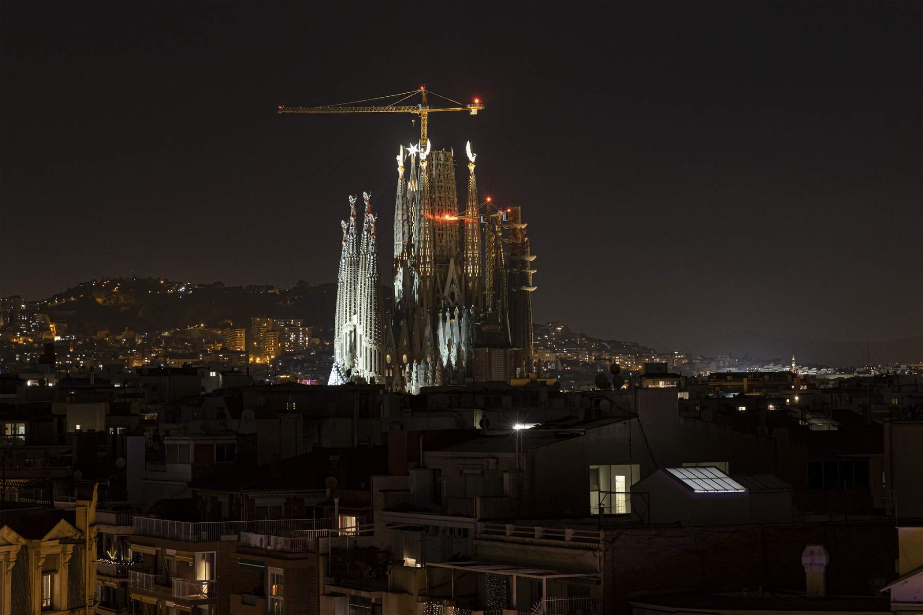 Barcelona, evangelists' towers completed at Sagrada Familia