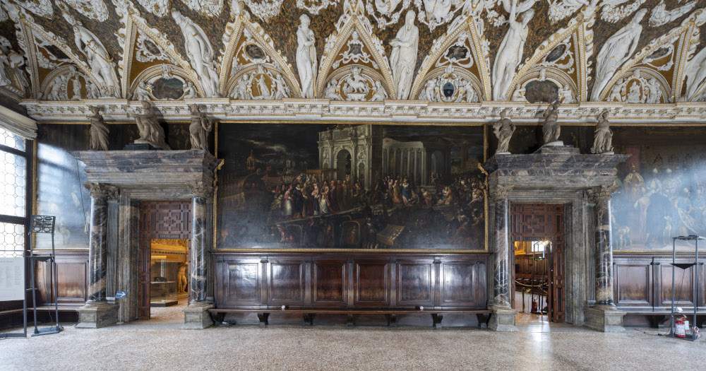 Venezia, sarà restaurata la sala delle Quattro Porte di Palazzo Ducale. Un anno di lavori e cantiere aperto 