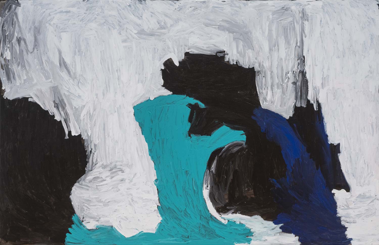 Sally Gabori, Nyinyilki (2011; polímeros sintéticos sobre lino, 196 x 301 cm; Bendigo, Bendigo Art Gallery) Sally Gabori, Nyinyilki (2011; polímeros sintéticos sobre lino, 196 x 301 cm; Bendigo, Bendigo Art Gallery)