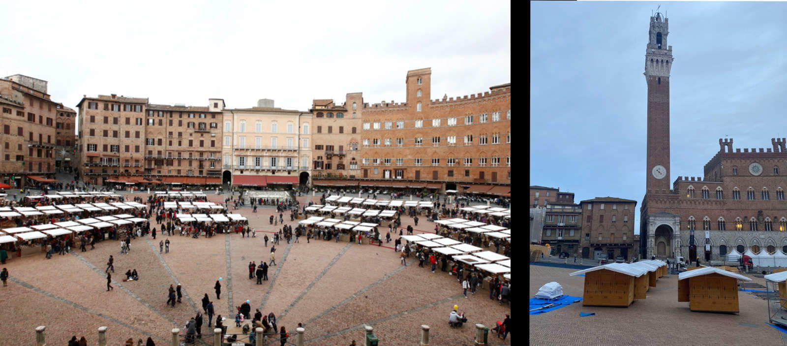 Siena, Streit um den Mercato Grande: vom Philologenmarkt zum Tiroler Markt