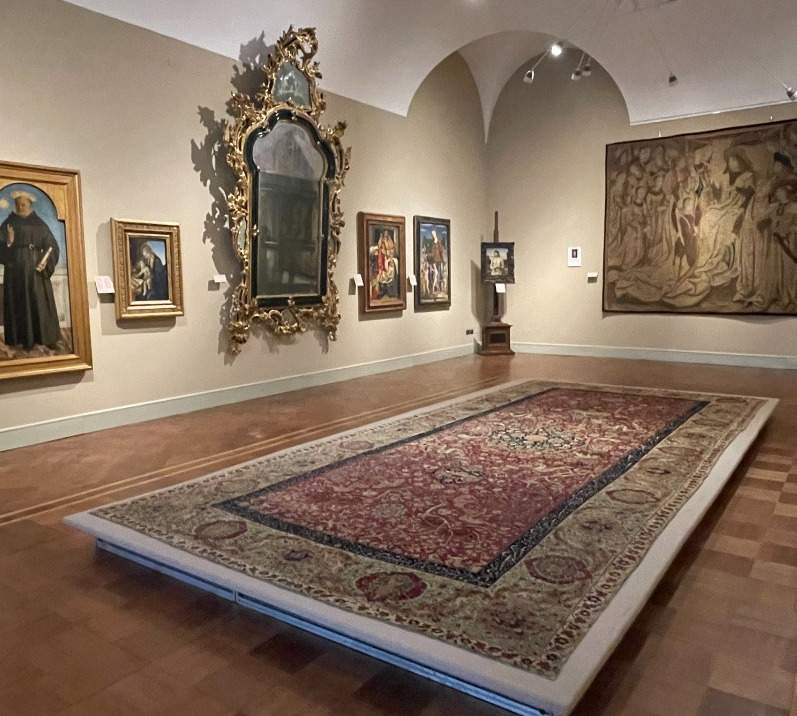 Le musée Poldi Pezzoli expose le tapis tigré 