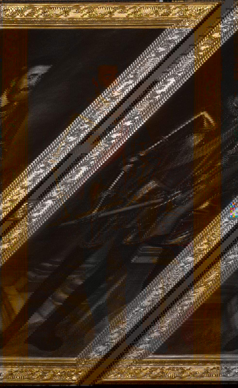 Titian and workshop, Portrait of Emperor Charles V (1550 - 1553; oil on canvas, 196 x 100 cm; Florence, Uffizi Galleries, Palazzo Pitti deposits)