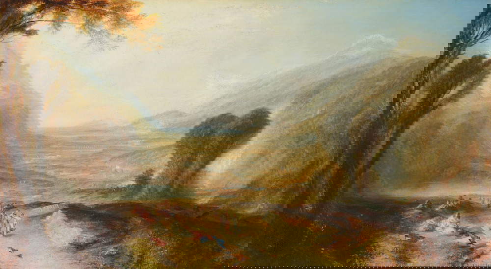 Joseph Mallord William Turner, Storia di Apollo e Dafne, esposto nel 1837 (olio su tavola). Foto ©Tate