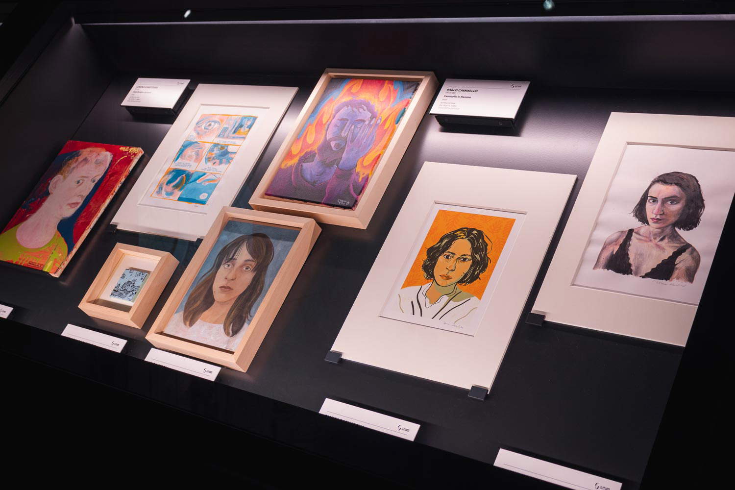 Uffizi, the rooms of artists' portraits. Uffizi, the rooms of artists' portraits.