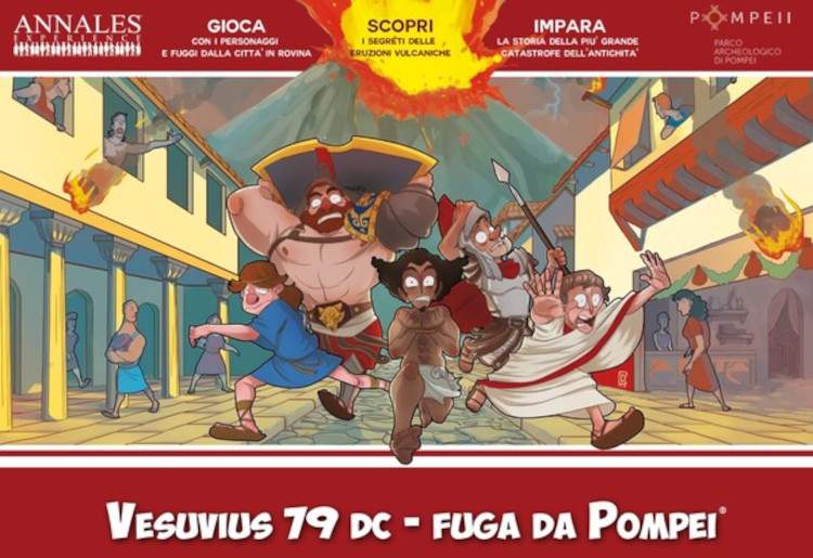 Un nouvel édu-jeu sur Pompéi est en préparation. Vous gagnez en échappant à l'éruption de 79 après J.-C. 