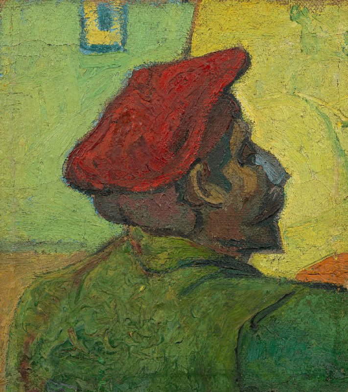 Vincent van Gogh, Portrait of Paul Gauguin (December 1888; oil on jute, 38.2 x 33.8 cm; Amsterdam, Van Gogh Museum)