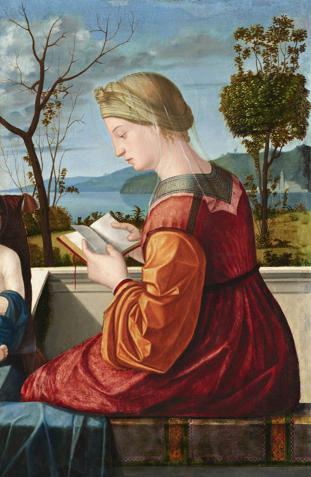 Vittore Carpaccio, Vierge lisant (vers 1510 ; huile sur toile transférée d'un panneau, 78 × 51 cm ; Washington, National Gallery of Art) Vittore Carpaccio, Vierge lisant (vers 1510 ; huile sur toile transférée d'un panneau, 78 × 51 cm ; Washington, National Gallery of Art)