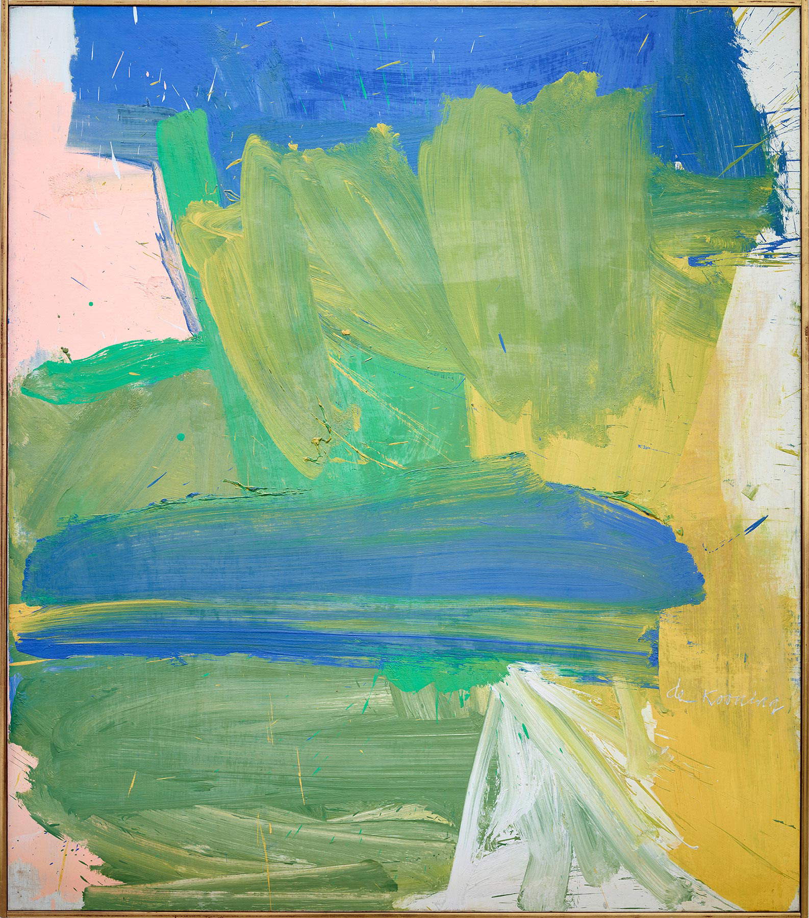 Willem de Kooning, Villa Borghese (1960 ; huile sur toile, 203,2 x 177,8 cm ; Bilbao, Guggenheim Bilbao) © 2023 The Willem de Kooning Foundation, SIAE Willem de Kooning, Villa Borghese (1960 ; huile sur toile, 203,2 x 177,8 cm ; Bilbao, Guggenheim Bilbao) © 2023 The Willem de Kooning Foundation, SIAE