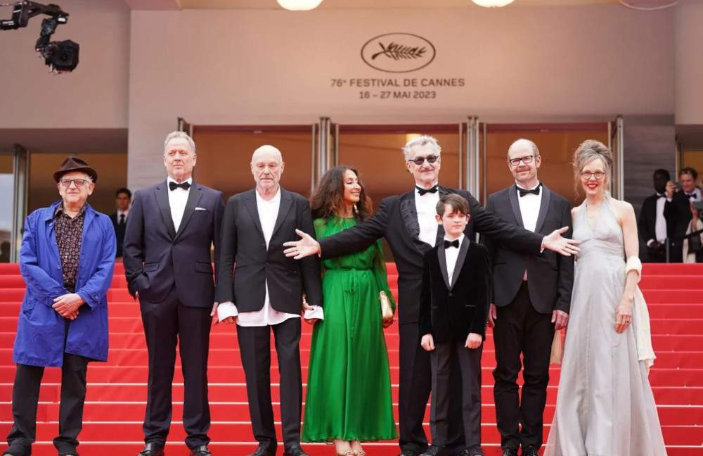 Cannes Film Festival: red carpet for Wim Wenders and Anselm Kiefer. Presented the 3D film about the artist 
