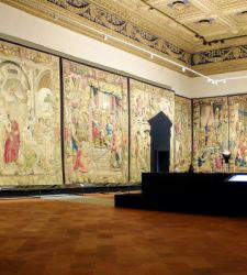 Firenze, nel Salone dei Duecento di Palazzo Vecchio gli arazzi medicei con le Storie di Giuseppe 