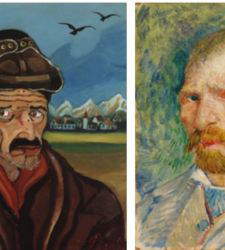 Van Goghs und Ligabues Selbstporträts in einem beispiellosen Vergleich im Palazzo Bonaparte 