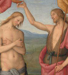 Milan, le Baptême du Christ du Pérugin arrive pour l'exposition de Noël au Palazzo Marino 