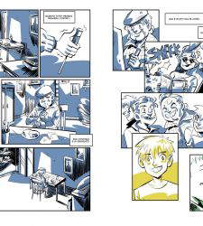 Un fumetto racconta la storia e la carriera dell'artista massese Gigi Guadagnucci