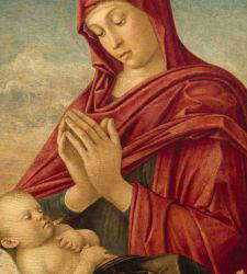 La Madone Sorlini exposée à la Gallerie dell'Accademia à Venise avant d'être restaurée 