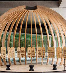 Non uccidere, la grande installazione a quattro mani di Isgrò e Botta per i 75 anni della Costituzione italiana 