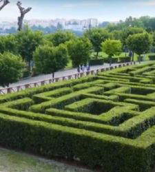 The centerless labyrinth of Catanzaro's Mediterranean Biodiversity Park