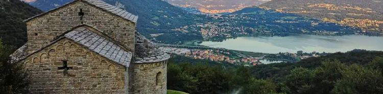 San Pietro al Monte in Civate, an ancient abbey in the solitude of the forest