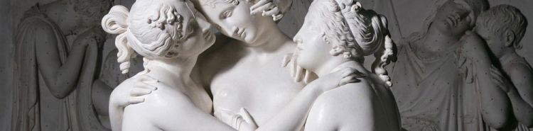 The Three Graces by Antonio Canova: beauty and sensuality