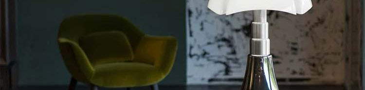 Die Pipistrello-Lampe von Gae Aulenti: viel mehr als eine Tischlampe