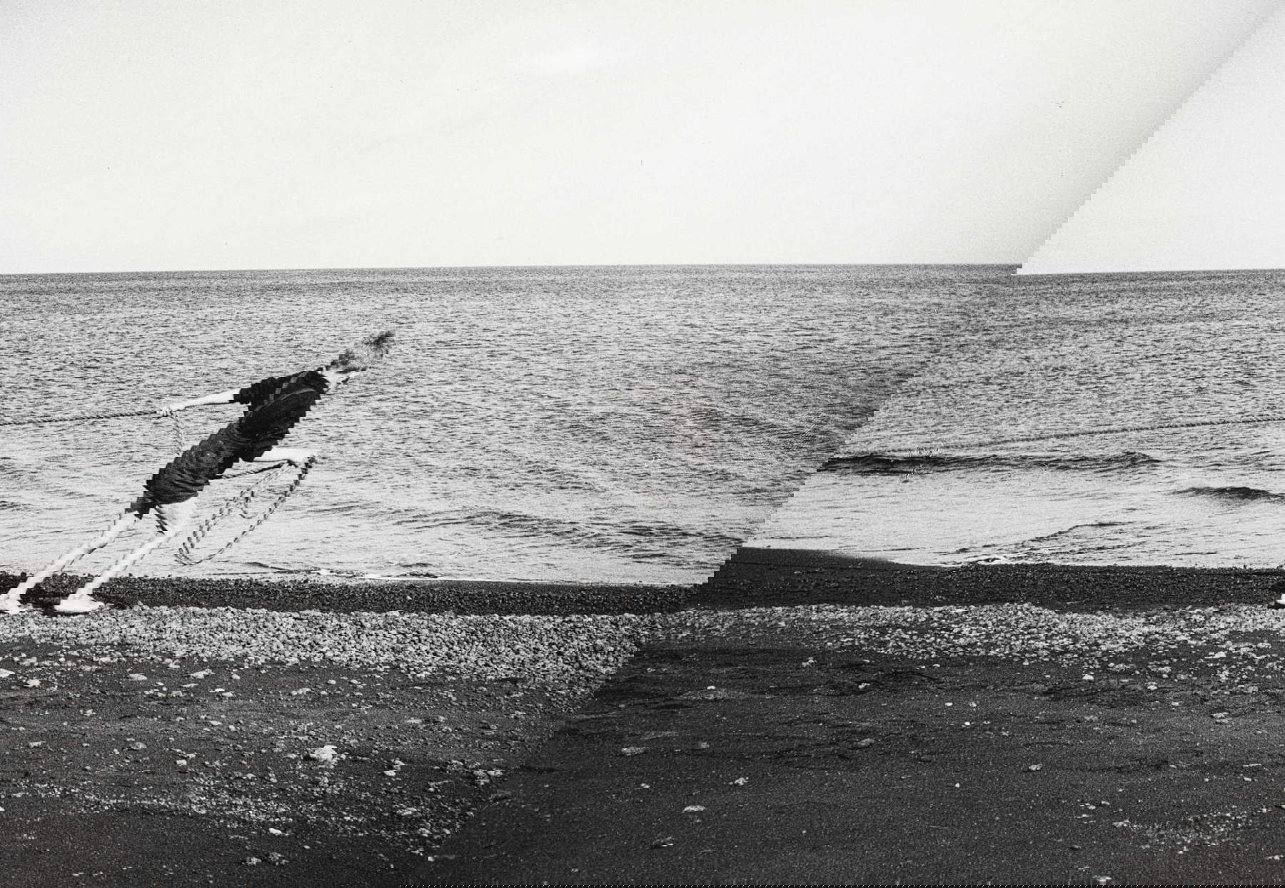 Giulia Niccolai, ubicación marítima no especificada, hacia 1959 Giulia Niccolai, ubicación marítima no especificada, hacia 1959