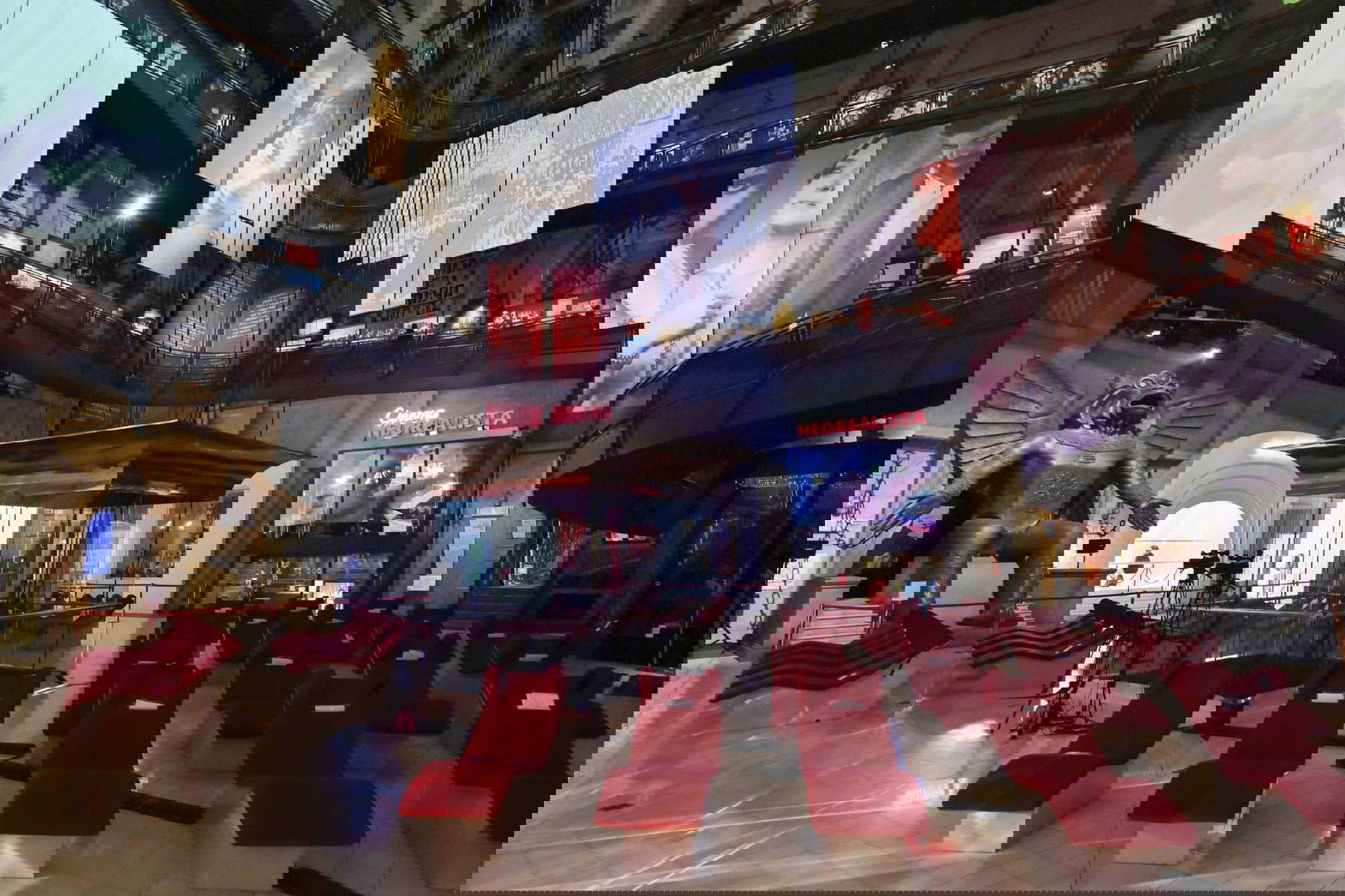 The Temple Hall. Photo: National Museum of Cinema, Turin The Temple Hall. Photo: National Museum of Cinema, Turin