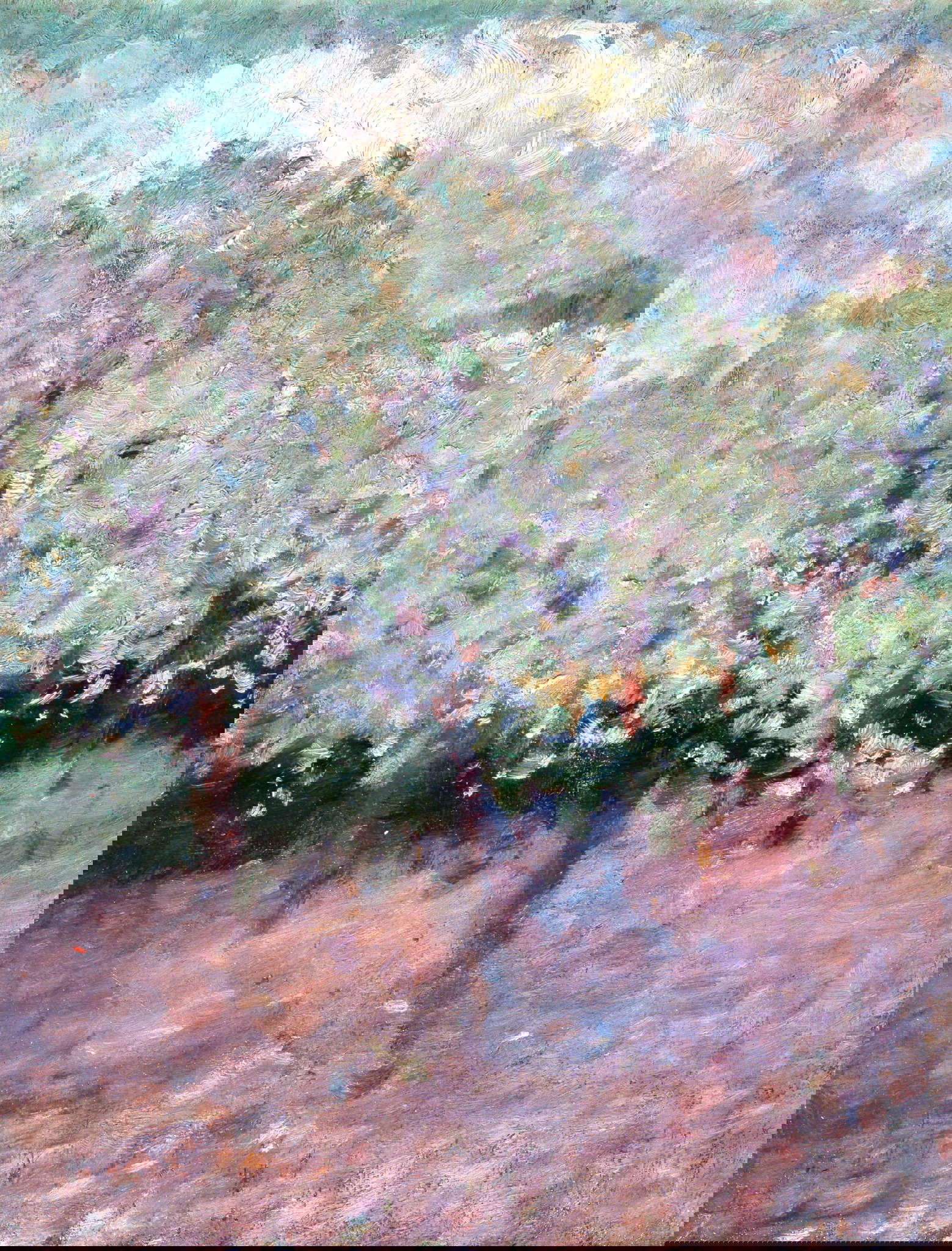 Serafino Macchiati, Blühender Baum (1905; Öl auf Tafel, 26,7 x 21,5 cm; Privatsammlung)