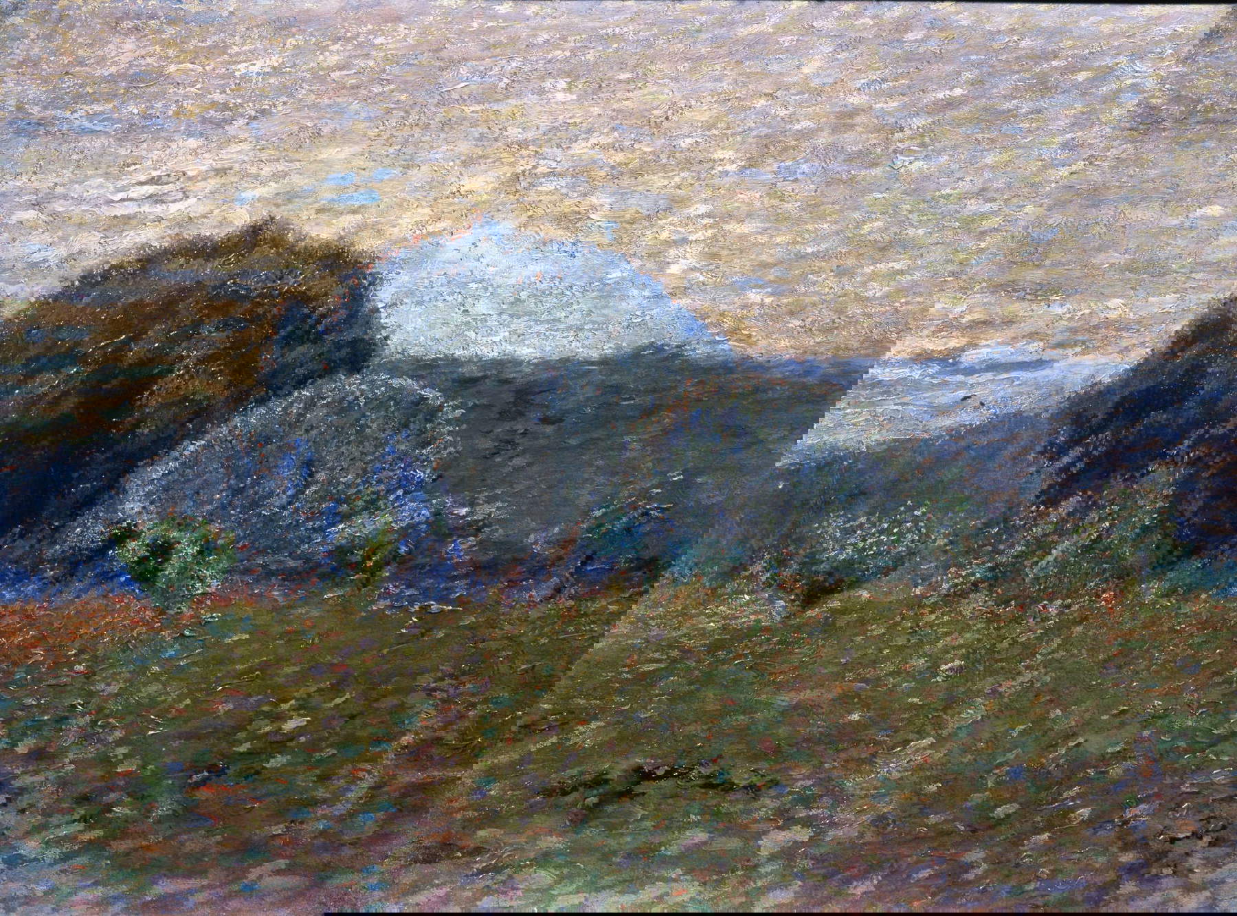 Serafino Macchiati, Vall&eacute;e (1903; Öl auf Tafel, 24,5 x 32,8 cm; Privatsammlung)