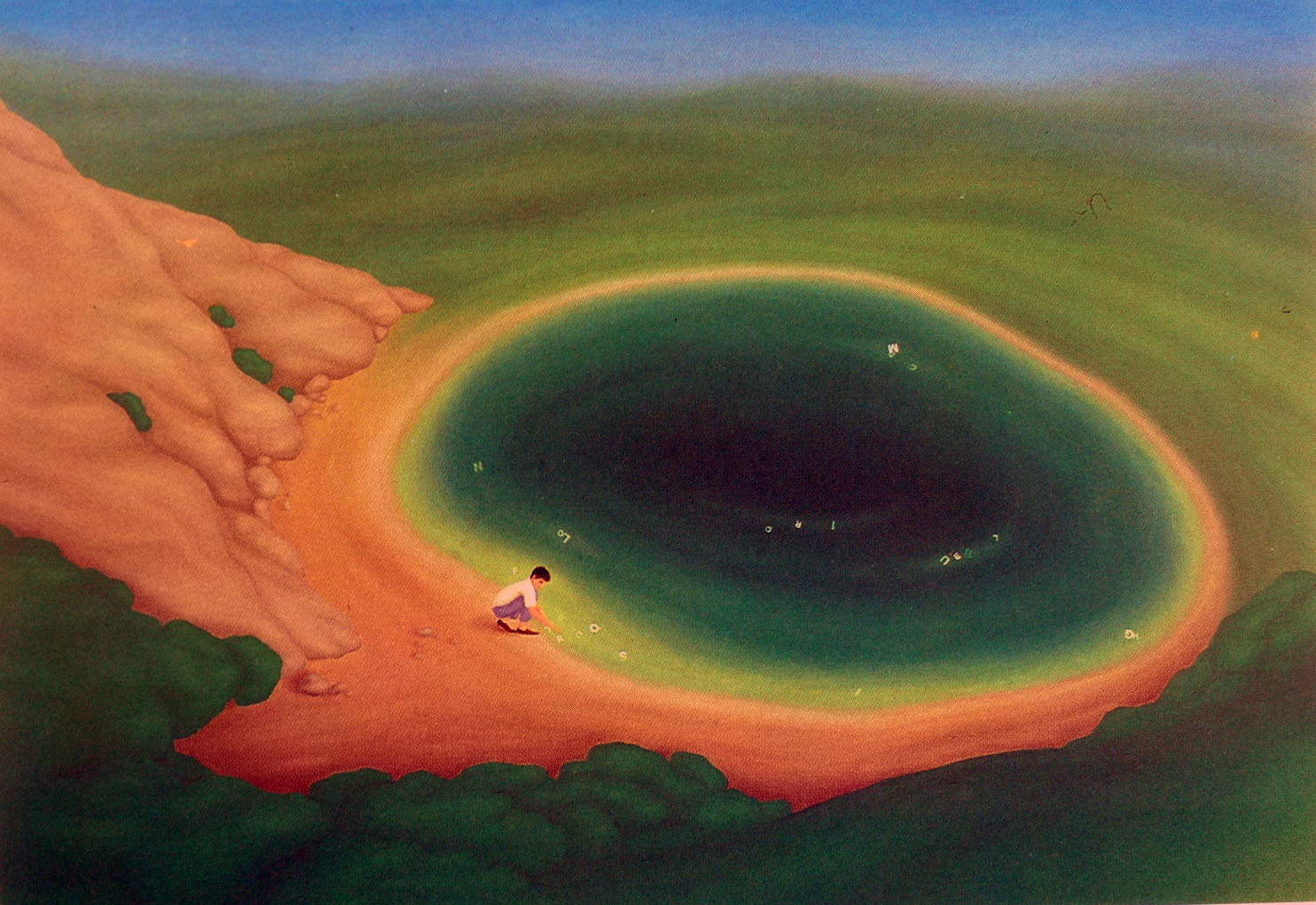 Gianluca Sgherri, Sin título (1991; óleo sobre tabla, 24 x 34 cm) Gianluca Sgherri, Sin título (1991; óleo sobre tabla, 24 x 34 cm)