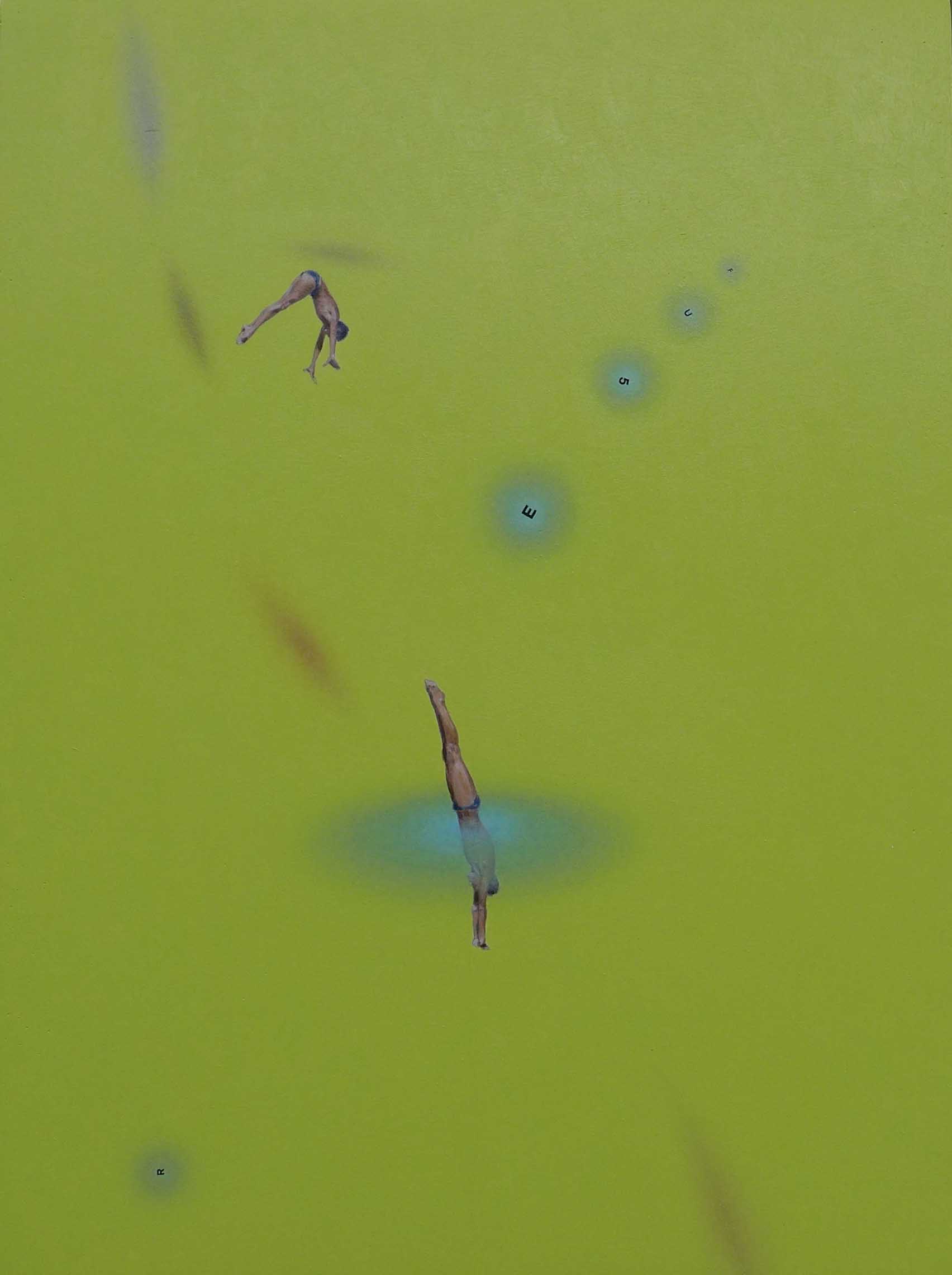 Gianluca Sgherri, Inmersión (2018; óleo sobre panel, 40 x 30 cm) Gianluca Sgherri, Inmersión (2018; óleo sobre panel, 40 x 30 cm)