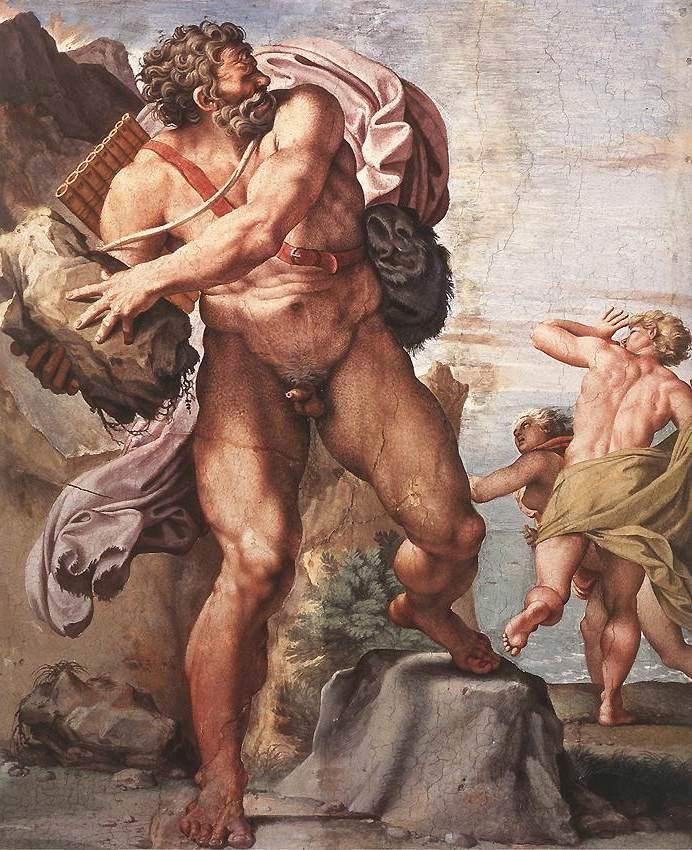Annibale Carracci, Polyphemus, Acis and Galatea (1595-1605; fresco; Rome, Palazzo Farnese, Galleria Farnese) Annibale Carracci, Polyphemus, Acis and Galatea (1595-1605; fresco; Rome, Palazzo Farnese, Galleria Farnese)