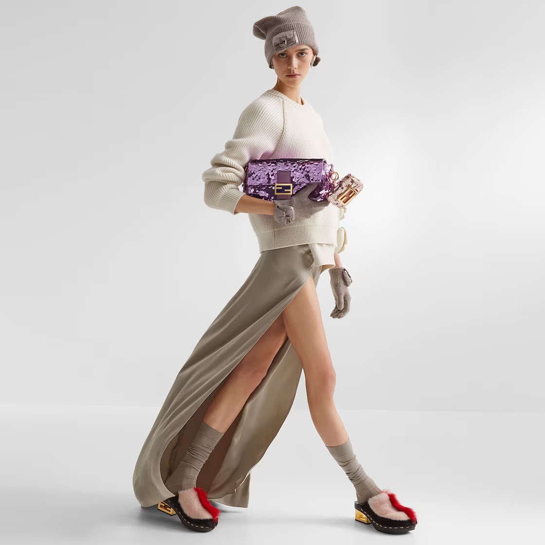 Baguette mit Pailletten