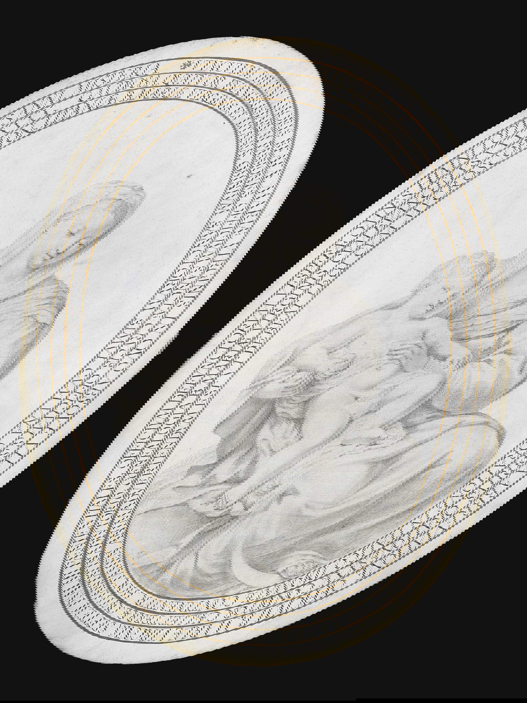 Ignazio Francesco Muligin e collaboratore, Madonna col Bambino (1642 o 1692; matita, inchiostro e polvere d'oro su pergamena,  43 x 33,5 cm; Roma, Collezione Diego Costantini)