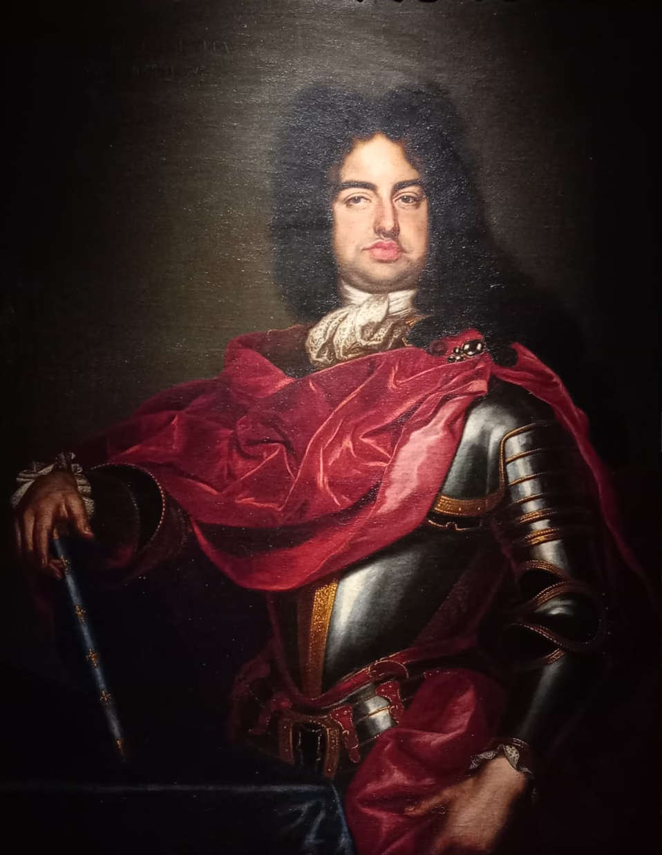 Giovanni Maria delle Piane, genannt Mulinaretto, Porträt von Francesco Farnese in Rüstung (um 1695; Öl auf Leinwand, 119 x 91,5 cm; Salsomaggiore Terme, Sammlung Pietro Sozzi) Giovanni Maria delle Piane, genannt Mulinaretto, Porträt von Francesco Farnese in Rüstung (um 1695; Öl auf Leinwand, 119 x 91,5 cm; Salsomaggiore Terme, Sammlung Pietro Sozzi)