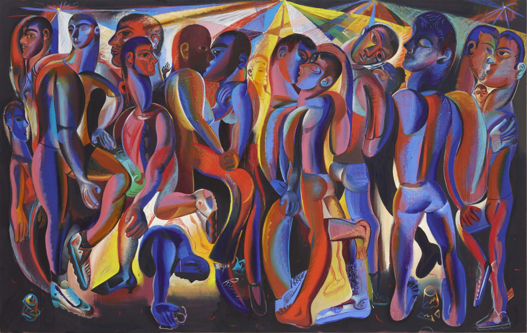 Louis Fratino, Metropolitan (2019; Öl auf Leinwand, 152,4 × 240,7 cm) © Louis Fratino / Mit freundlicher Genehmigung von Sikkema Jenkins & Co, New York Louis Fratino, Metropolitan (2019; Öl auf Leinwand, 152,4 × 240,7 cm) © Louis Fratino / Mit freundlicher Genehmigung von Sikkema Jenkins & Co, New York