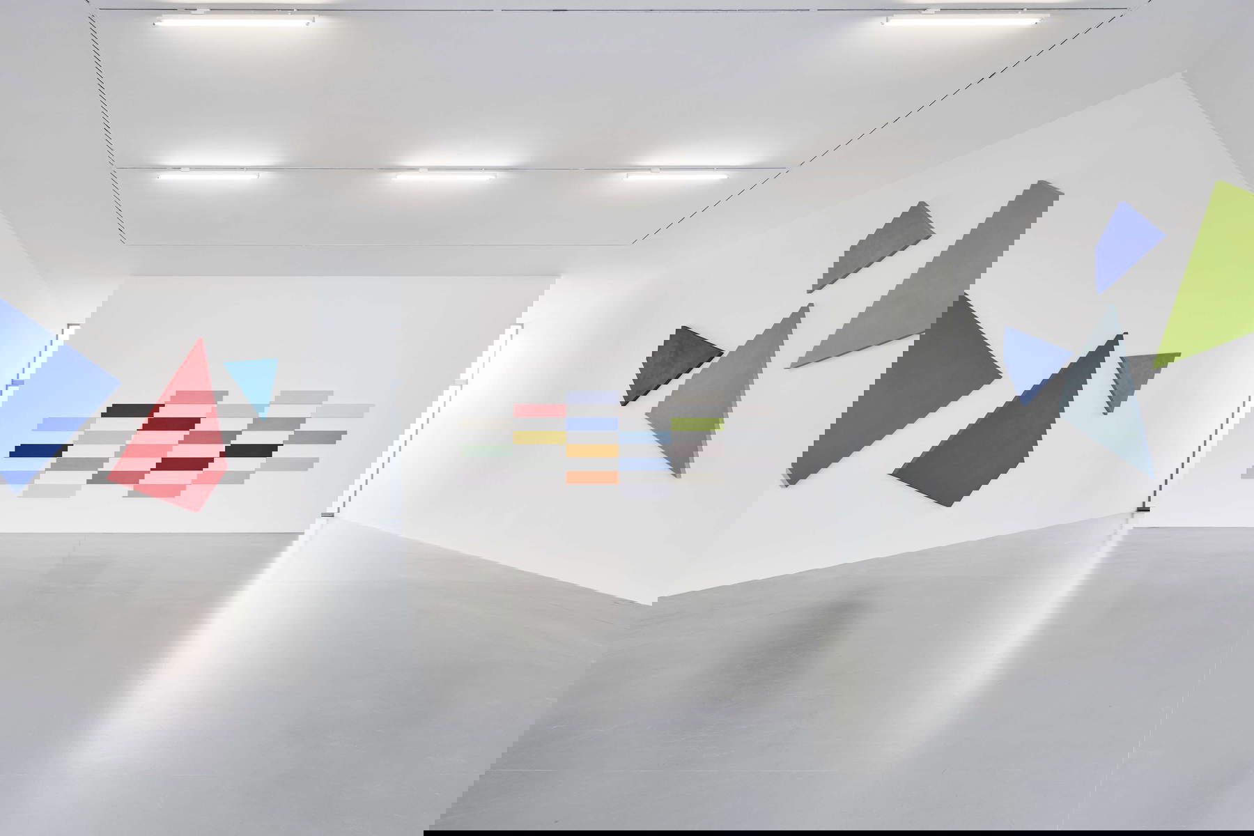 Mostra di Julian Dal Molin. Foto su concessione di galleria Lia Rumma