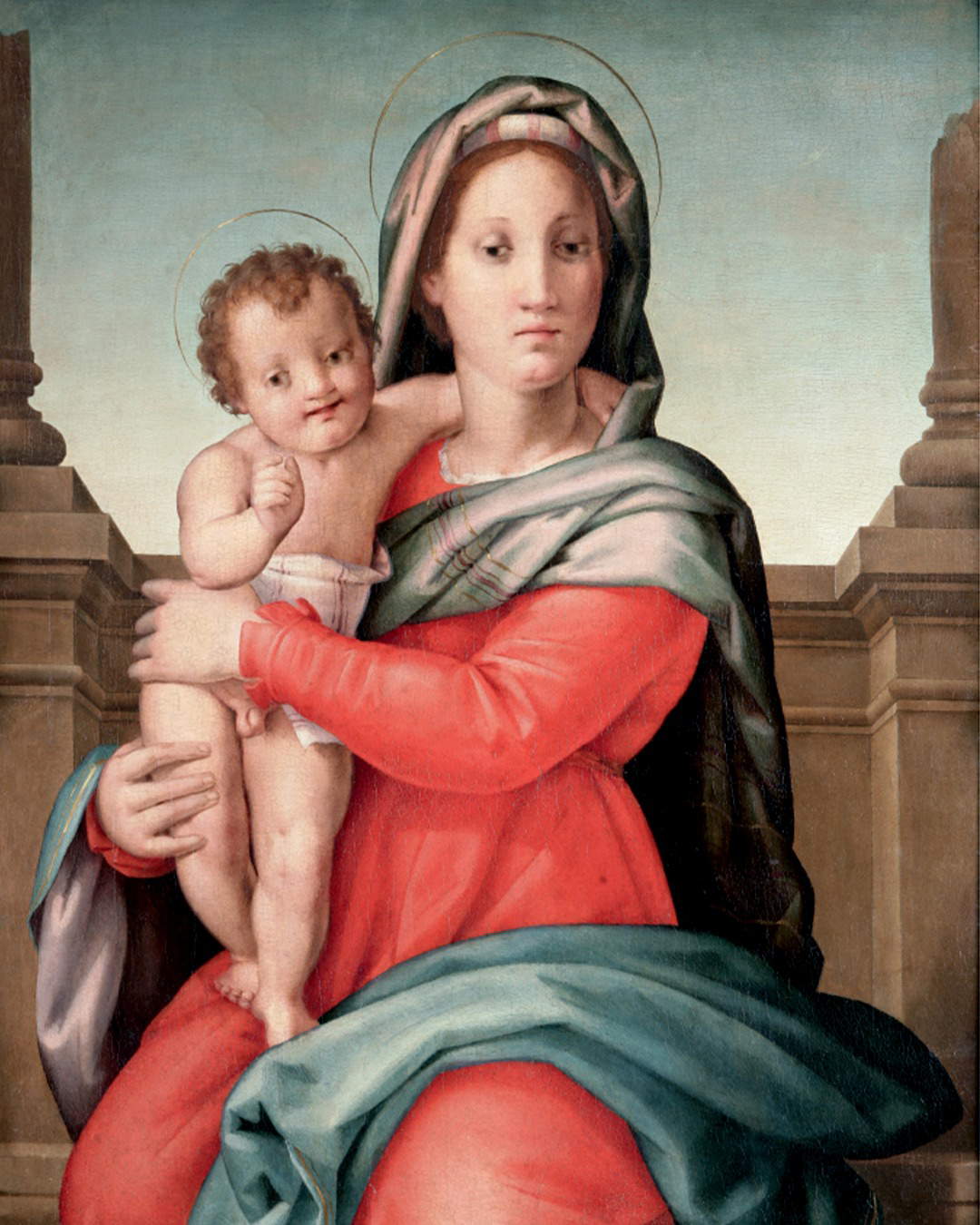 Pier Francesco Foschi, Virgen con el Niño (1530-1535; óleo sobre tabla, 87 x 72 cm; Colección Romigioli) Pier Francesco Foschi, Virgen con el Niño (1530-1535; óleo sobre tabla, 87 x 72 cm; Colección Romigioli)