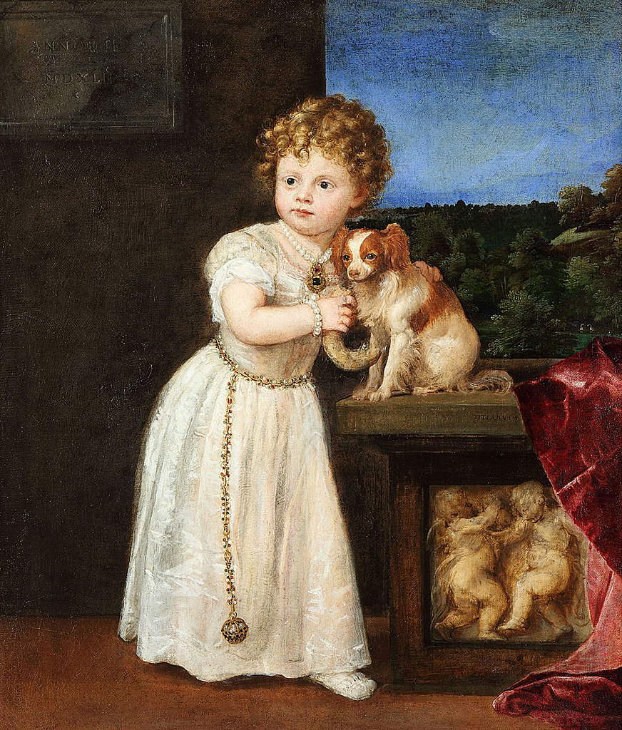 Titien, Portrait de Clarice Strozzi (1542 ; huile sur toile, 115 x 98 cm ; Berlin, Gemäldegalerie) Titien, Portrait de Clarice Strozzi (1542 ; huile sur toile, 115 x 98 cm ; Berlin, Gemäldegalerie)