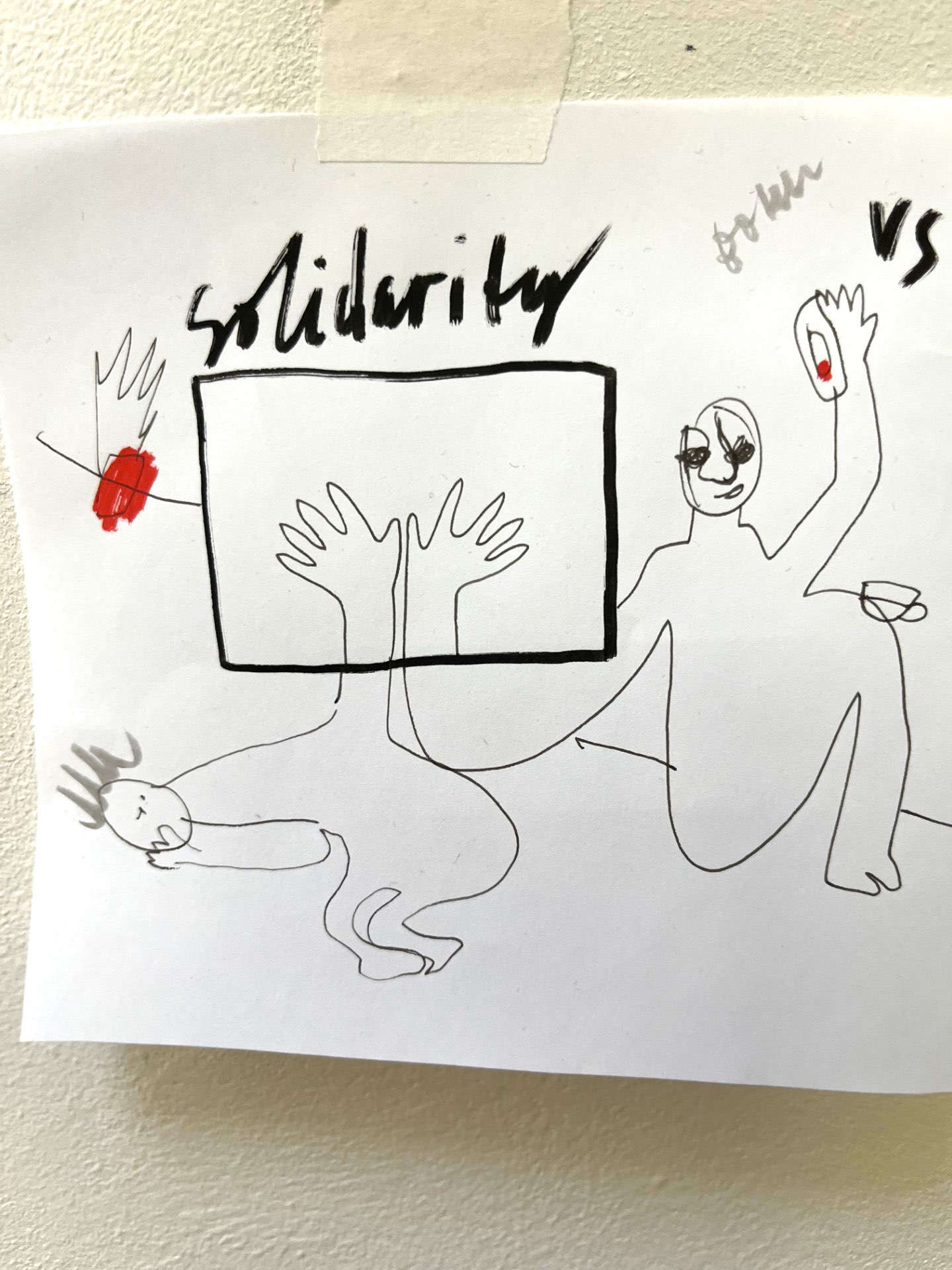 Zeichnungen von Alevtina Kakhidze