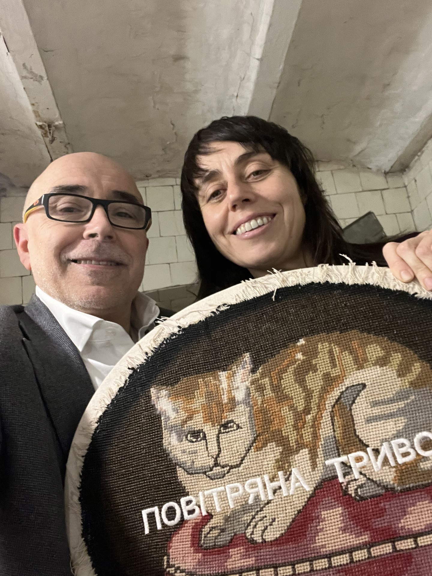 Fabio Cavallucci mit Zhanna Kadyrova