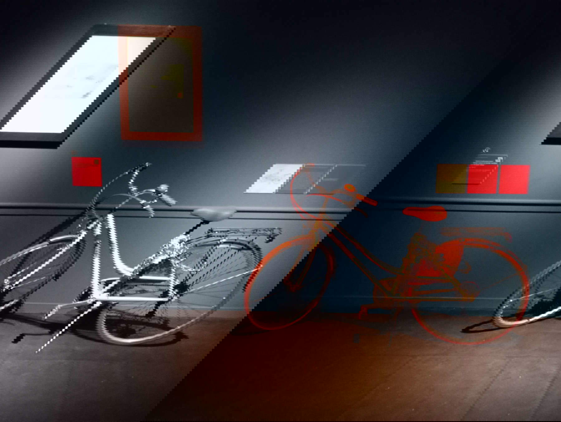 Einrichtung der Ausstellung Leonardo da Vinci. Schönheit und Erfindung