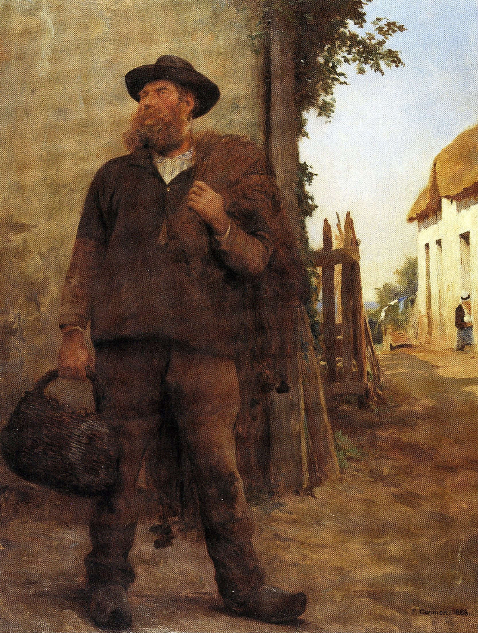 Fernand Cormon, Avant la pêche (1888; olio su tela, 77 x 58 cm; Quimper, Musée des Beaux-Arts) Fernand Cormon, Avant la pêche (1888; olio su tela, 77 x 58 cm; Quimper, Musée des Beaux-Arts)