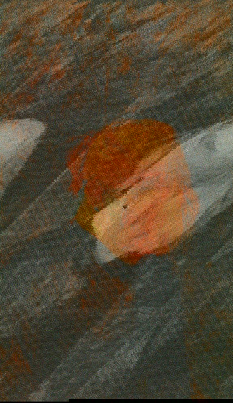 Henri de Toulouse-Lautrec, Carmen la rouse, tête baissée (1885; olio su tavola, 23,5 x 13,5 cm; Albi, Musée Toulouse-Lautrec) Henri de Toulouse-Lautrec, Carmen la rouse, tête baissée (1885; olio su tavola, 23,5 x 13,5 cm; Albi, Musée Toulouse-Lautrec)