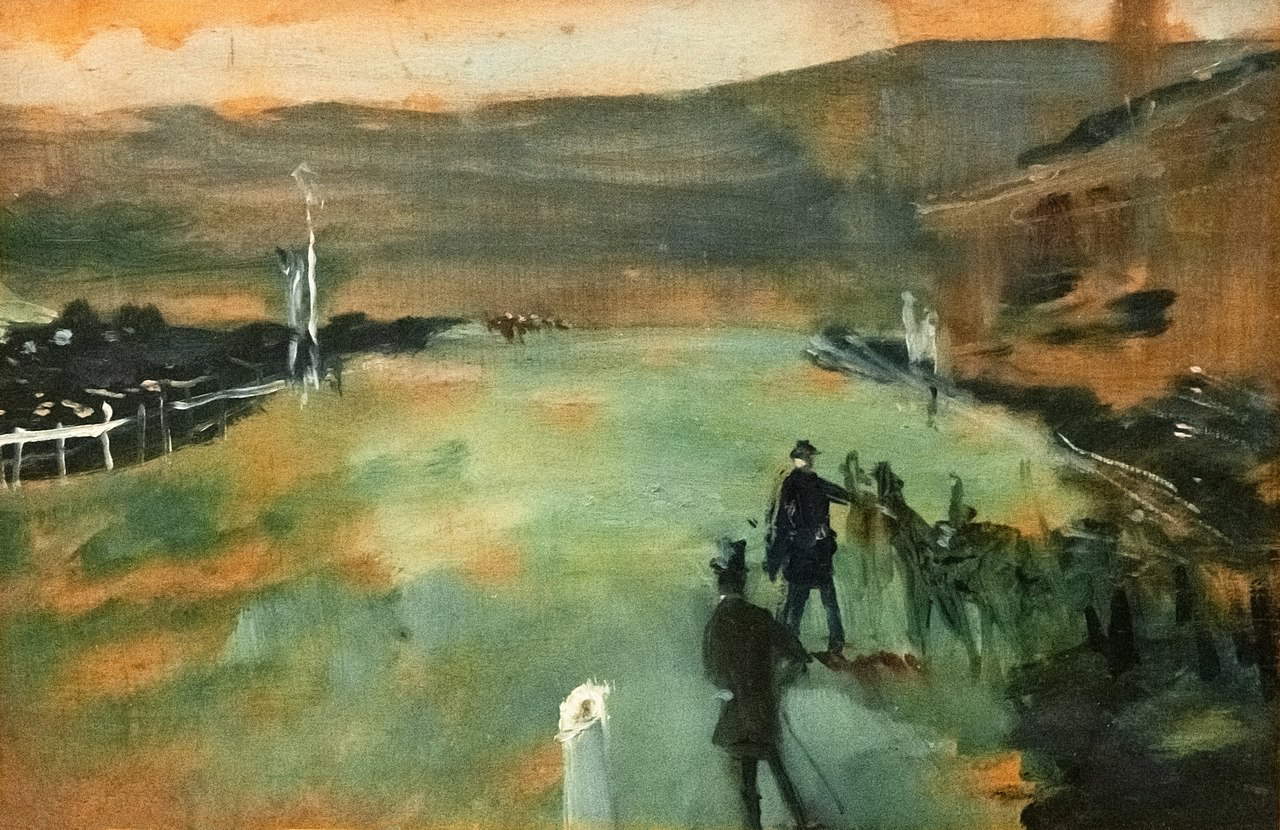 Henri de Toulouse-Lautrec, Champ de courses (1881; olio su cartone, 18,6 x 25,6; Albi, Musée Toulouse-Lautrec) Henri de Toulouse-Lautrec, Champ de courses (1881; olio su cartone, 18,6 x 25,6; Albi, Musée Toulouse-Lautrec)
