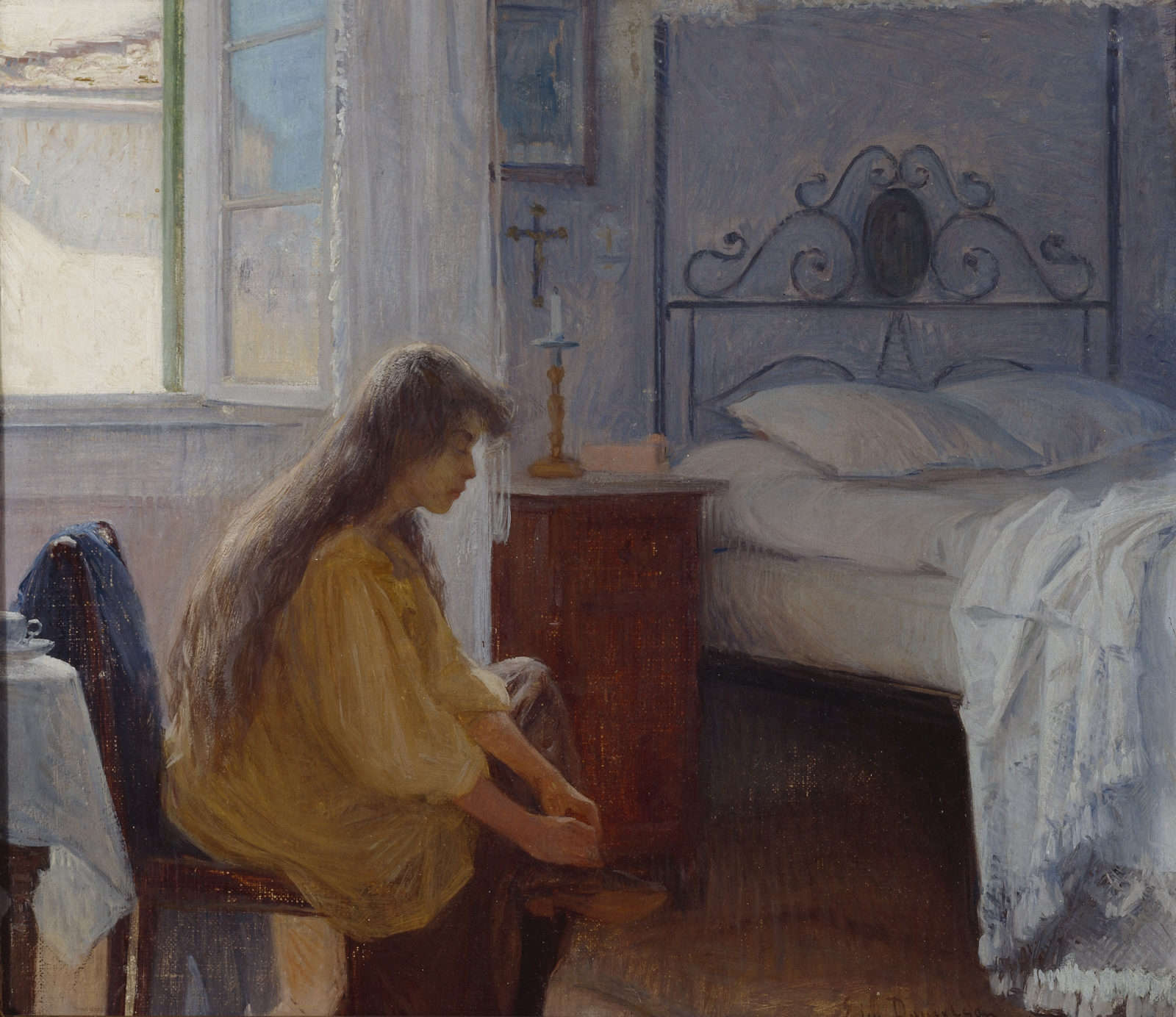 Elin Danielson Gambogi, Por la mañana (1897; óleo sobre lienzo, 49 x 54 cm; Helsinki, Museo de Arte de la Ciudad de Helsinki) Elin Danielson Gambogi, Por la mañana (1897; óleo sobre lienzo, 49 x 54 cm; Helsinki, Museo de Arte de la Ciudad de Helsinki)