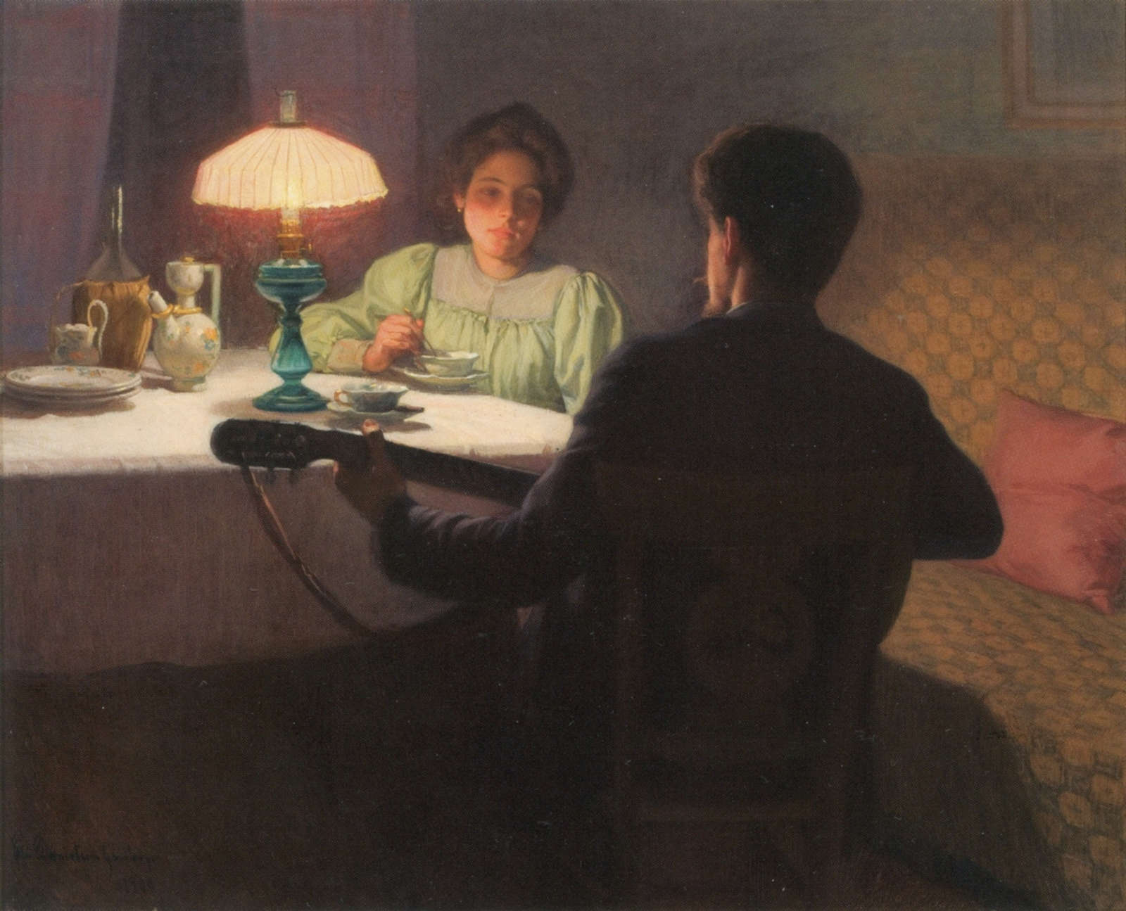 Elin Danielson Gambogi, Atardecer (1900; óleo sobre lienzo, 65 x 79 cm; Finlandia, Colección particular) Elin Danielson Gambogi, Atardecer (1900; óleo sobre lienzo, 65 x 79 cm; Finlandia, Colección particular)