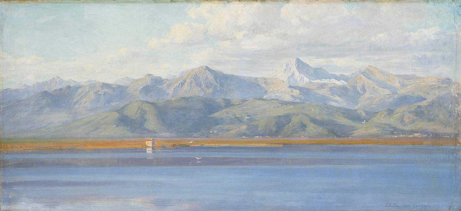 Elin Danielson Gambogi, Lago Massaciuccoli (1899; óleo sobre lienzo, 52 x 112 cm; Helsinki, Museo de Arte Ateneum) Elin Danielson Gambogi, Lago Massaciuccoli (1899; óleo sobre lienzo, 52 x 112 cm; Helsinki, Museo de Arte Ateneum)
