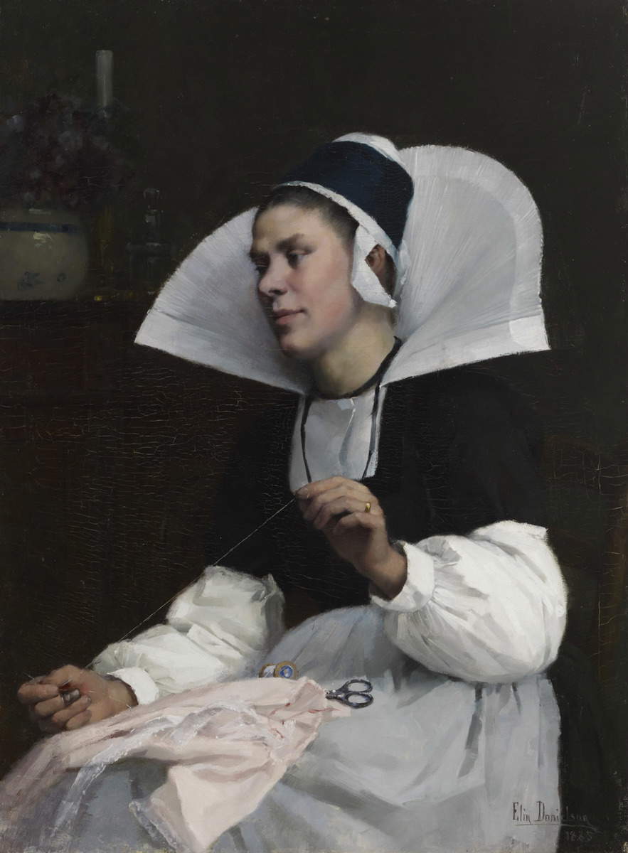 Elin Danielson Gambogi, Muchacha bretona (1885; óleo sobre lienzo, 92,5 x 69 cm; Helsinki, Museo de Arte Ateneum) Elin Danielson Gambogi, Muchacha bretona (1885; óleo sobre lienzo, 92,5 x 69 cm; Helsinki, Museo de Arte Ateneum)