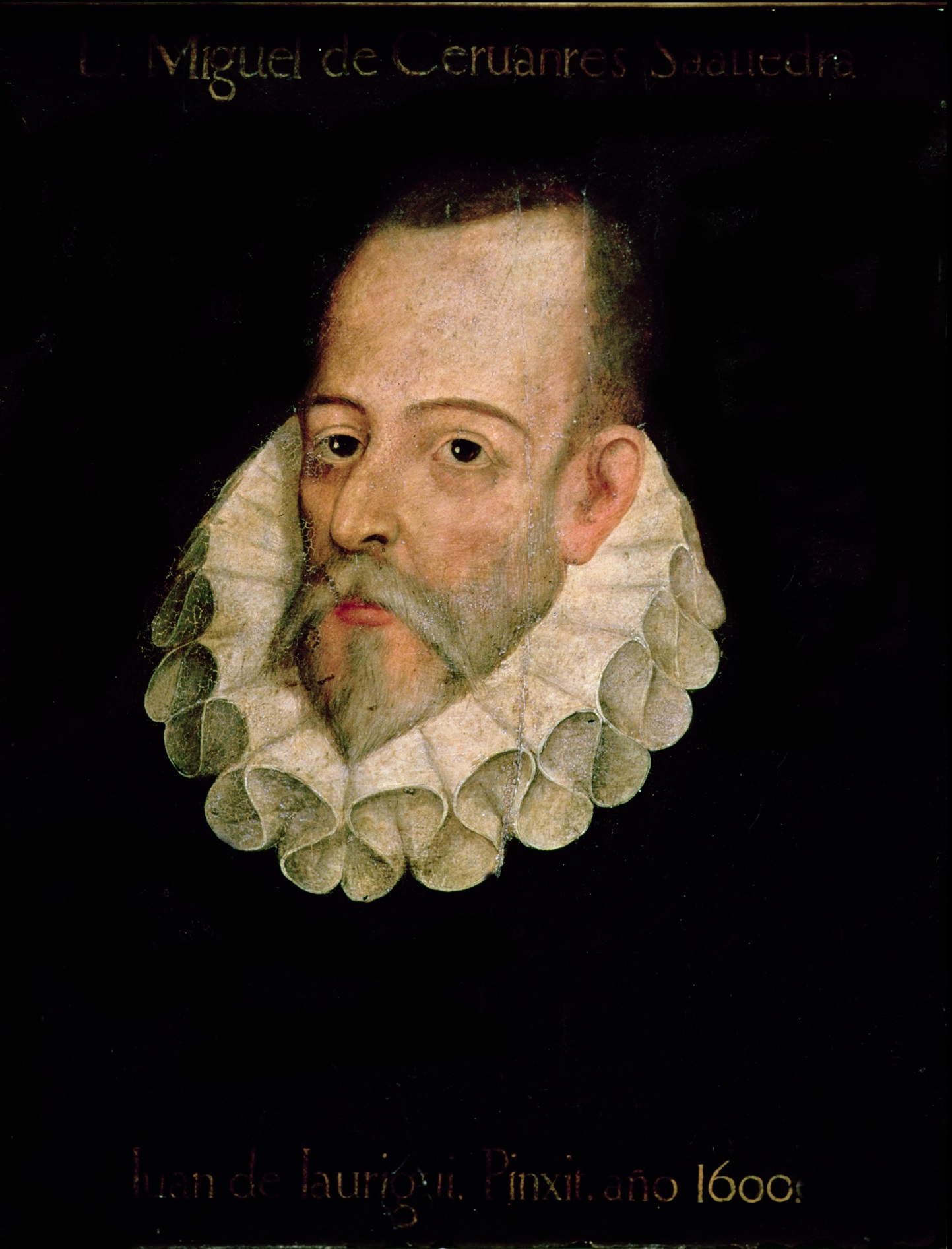 Artista ignoto, Ritratto di Miguel de Cervantes (olio su tela) Artista ignoto, Ritratto di Miguel de Cervantes (olio su tela)